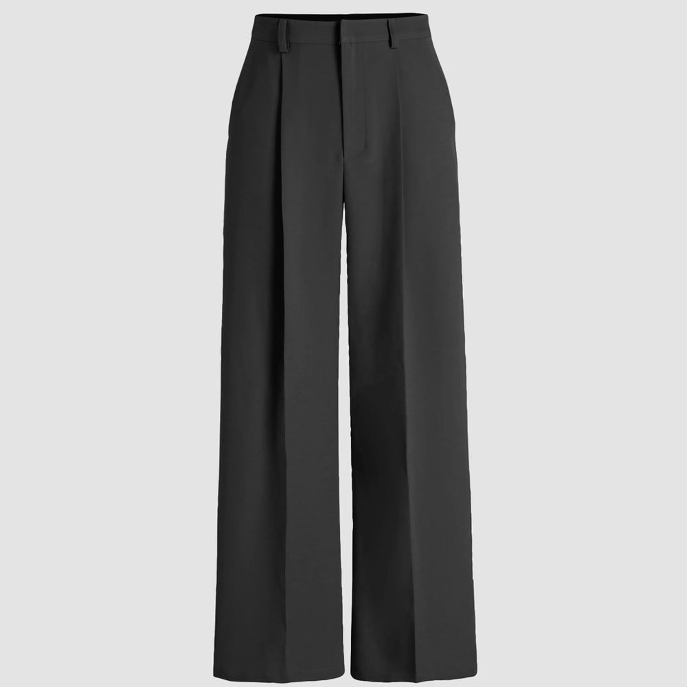 New! Mid Rise Straight Leg Trousers